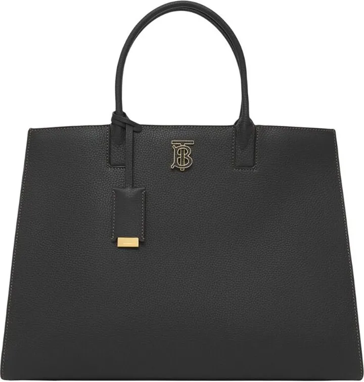 Burberry Medium Leather Frances Tote Bag