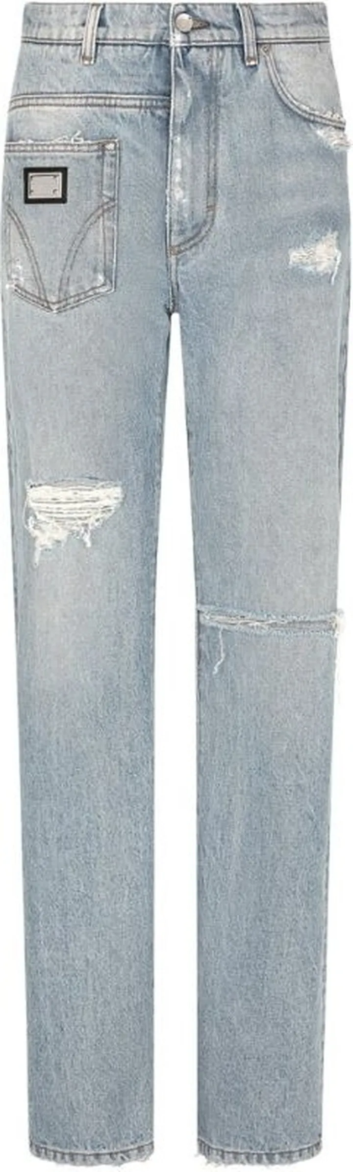 Dolce & Gabbana Distressed Denim Jeans
