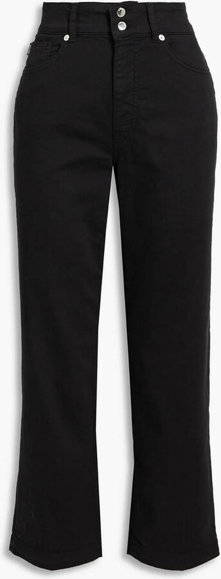 High-rise bootcut jeans