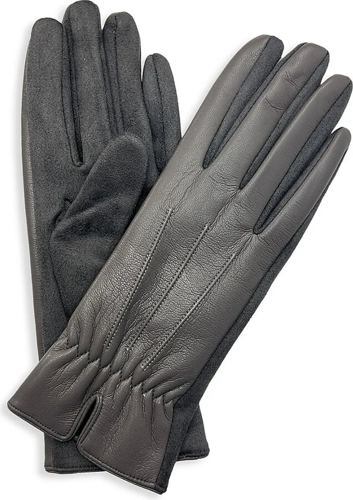Vegan Leather Touch Screen Gloves