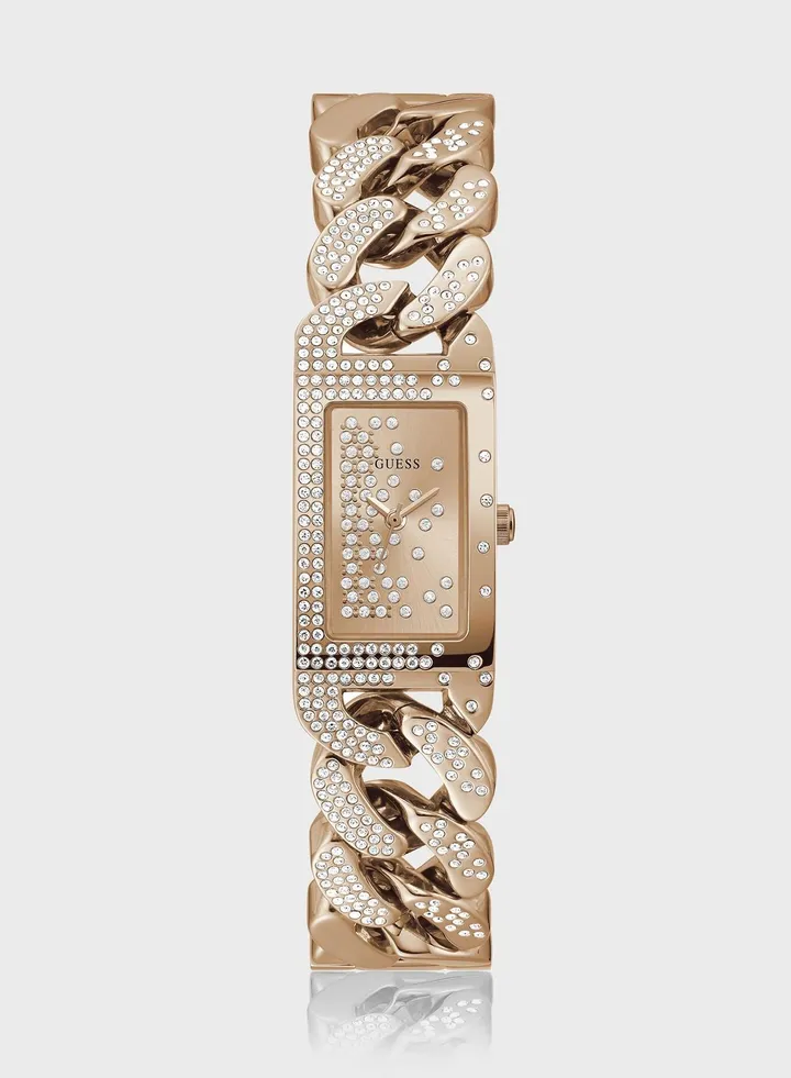 Steel Strap Starlit Analog Watch