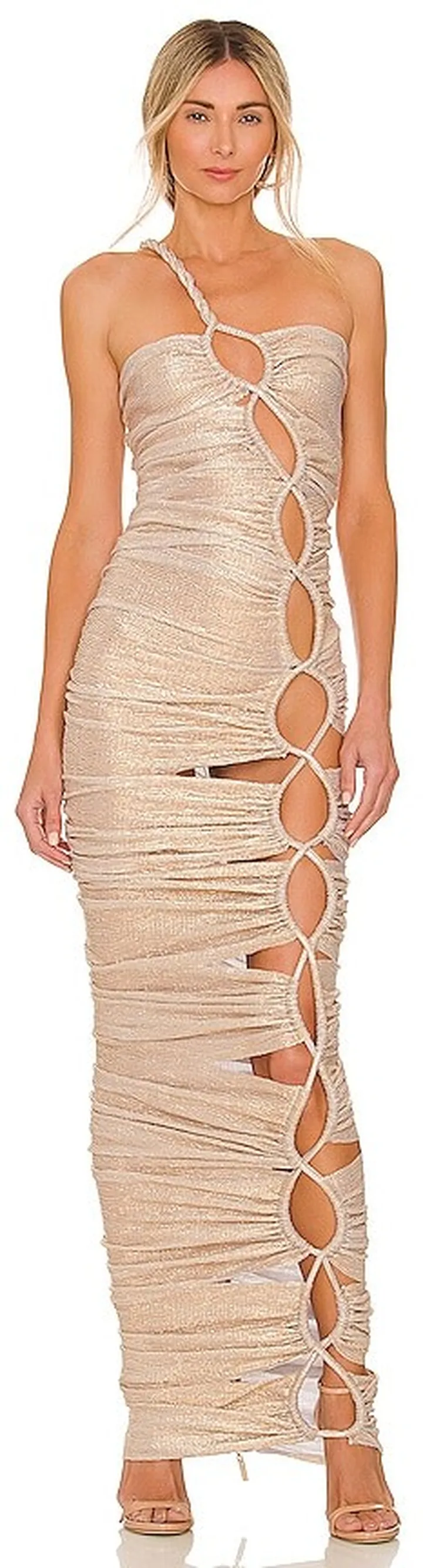 Butterfly Gold Dress
