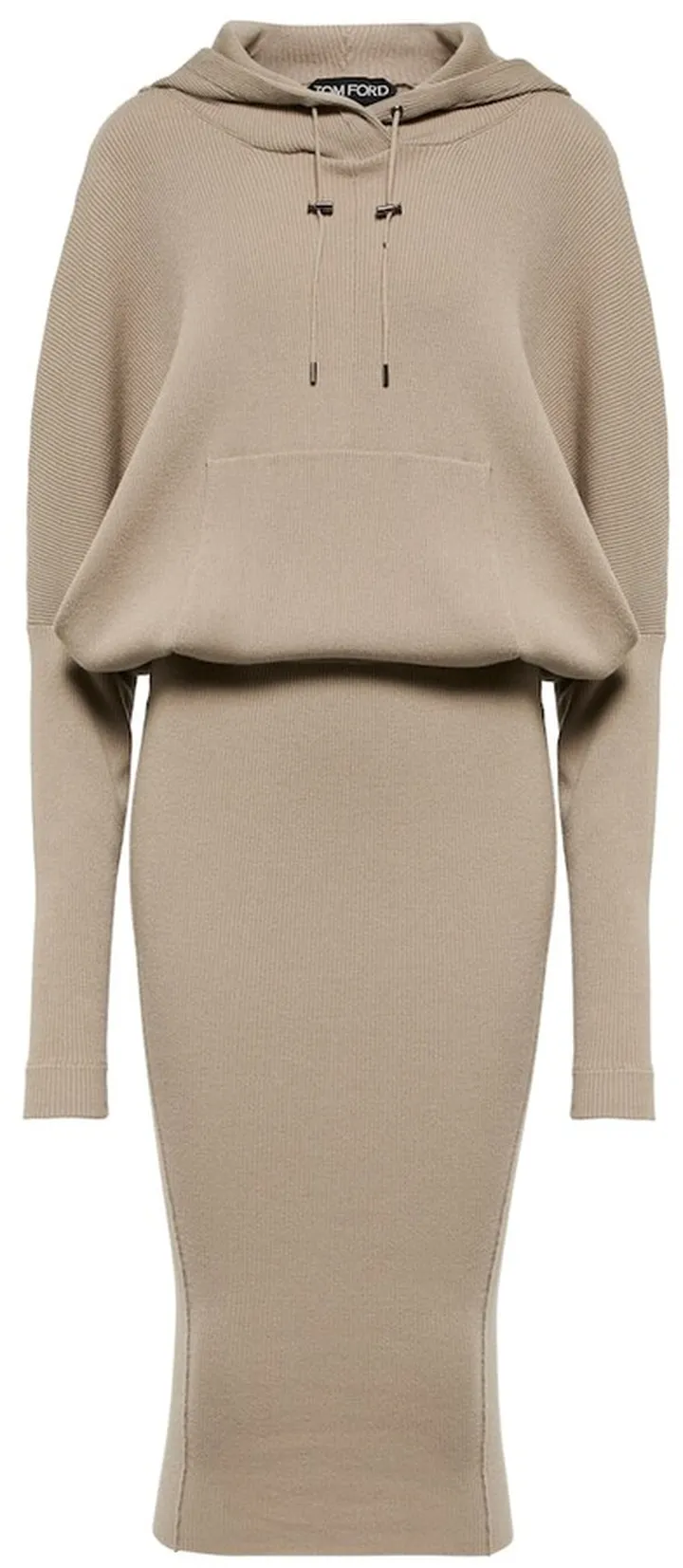 Cashmere-blend sweatshirt dress
