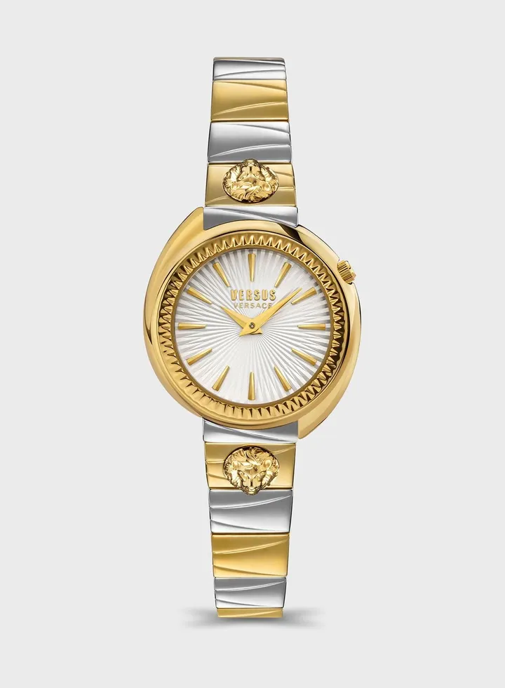 Steel Strap Analog Watch