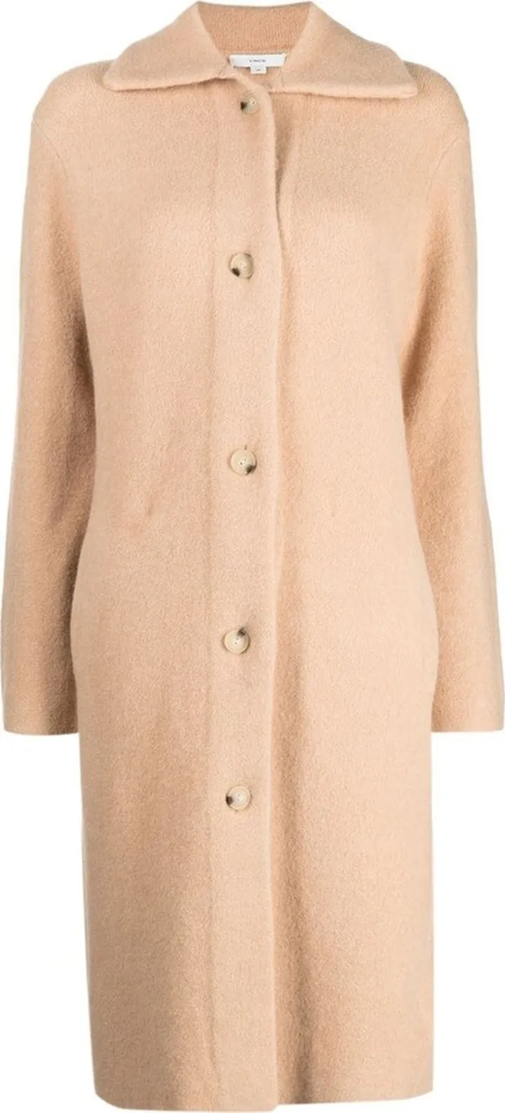 Single-Breasted Button Coat