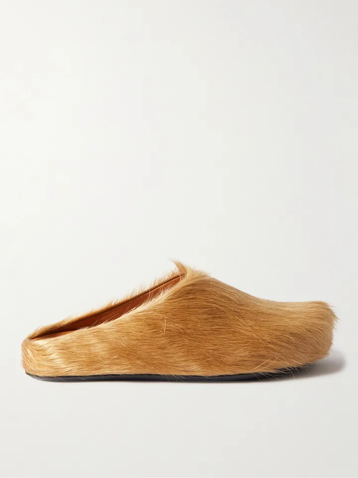 Fussbett Calf Hair Slippers