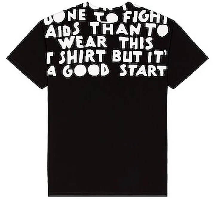 Maison Margiela Aids Logo in Black