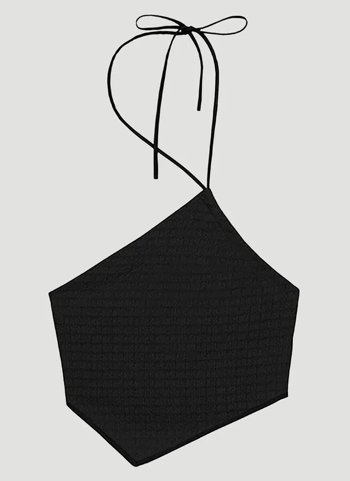Nanushka Sky Halter Neck Top