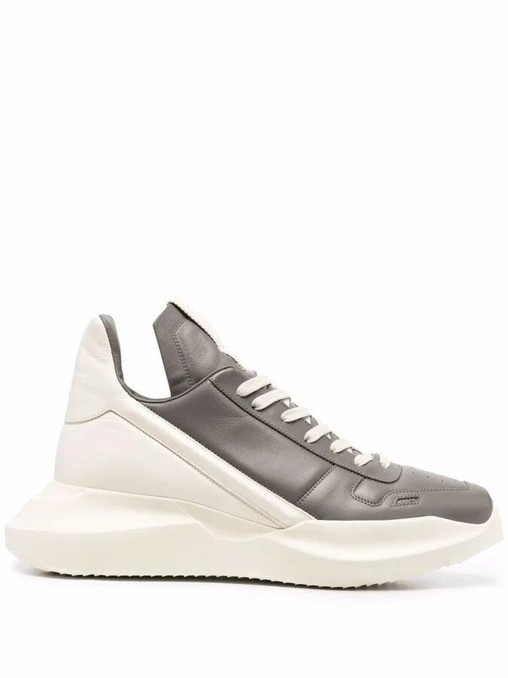 Two-Tone Low-Top Sneakers