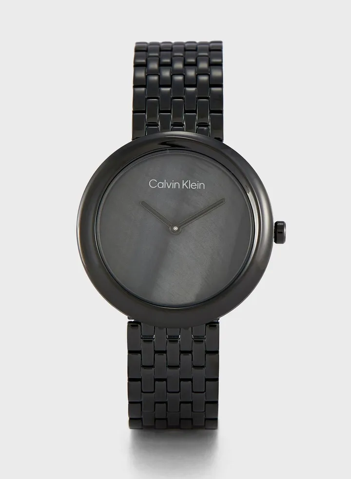 Twisted Bezel Analog Watch