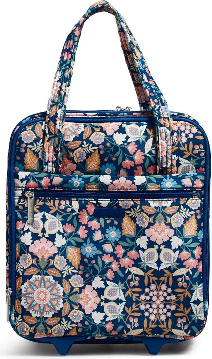 Vera Bradley Women's Underseat Rolling Work Bag Black