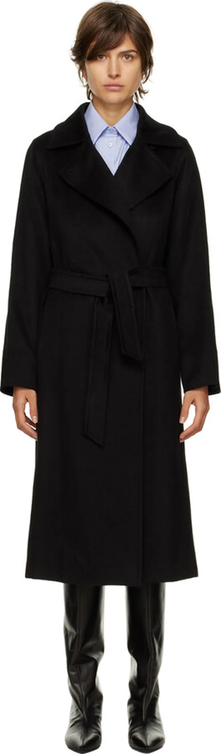 Max Mara Black Manuela Icon Coat