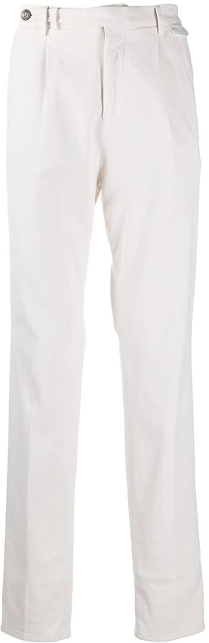 Straight Cotton Trousers