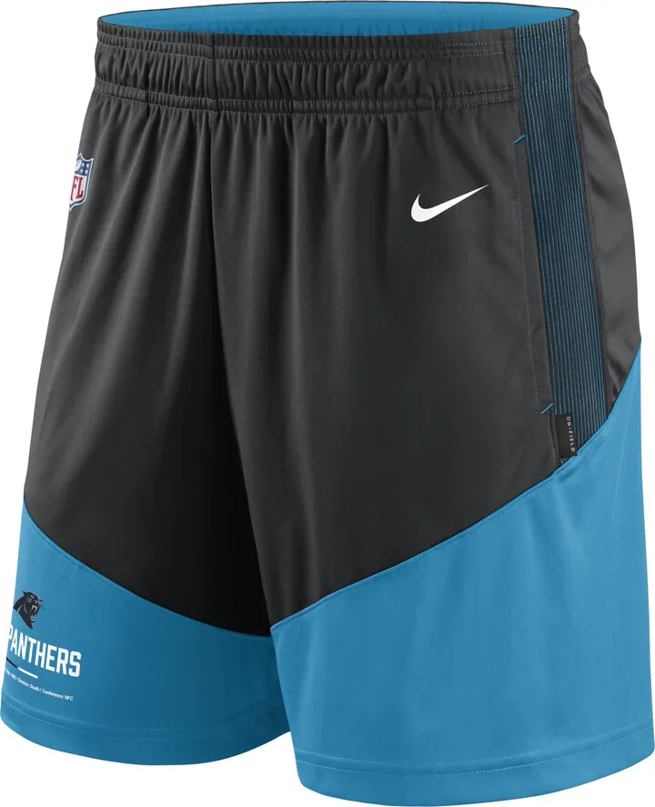Nike Men's Dri-FIT Primary Lockup (NFL Carolina Panthers) Shorts in Black
