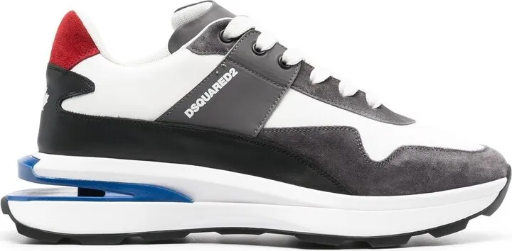 Two-Tone Low-Top Sneakers