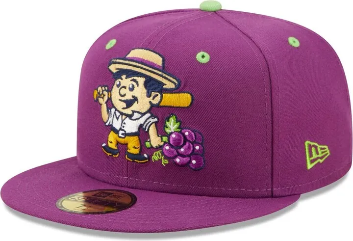 Men's New Era Purple Vineros de Tri-City Copa De La Diversion 59FIFTY Fitted Hat