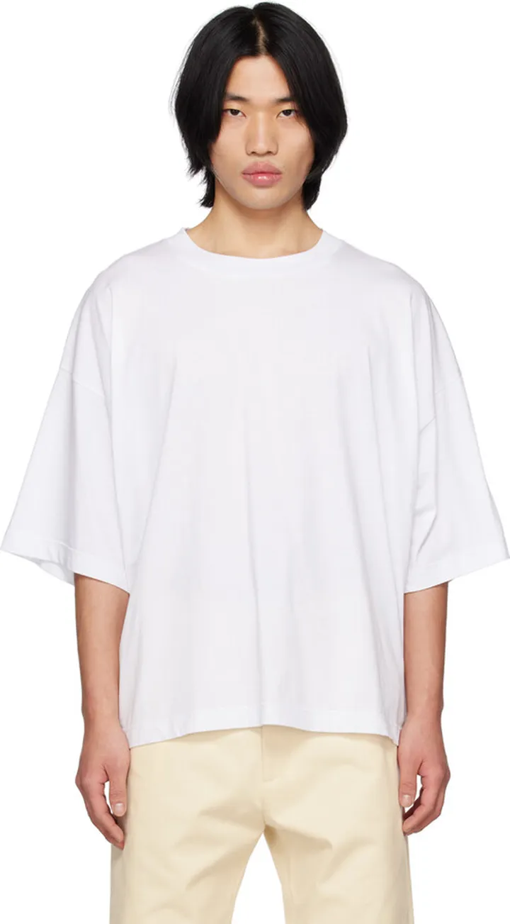 Studio Nicholson White Piu T-Shirt