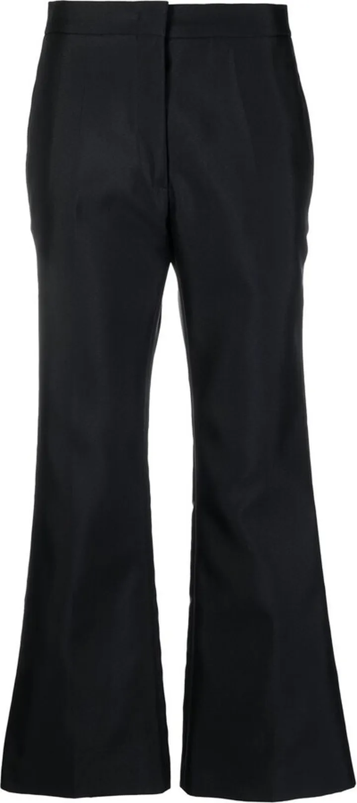 High-Waisted Cropped Trousers