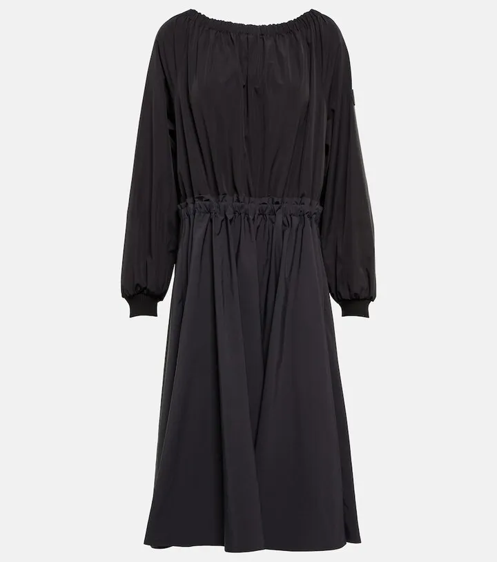 Ruched midi dress