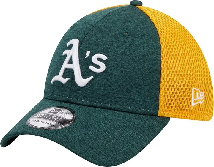 Men's New Era Green Oakland Athletics Shadow Neo 39THIRTY Flex Hat
