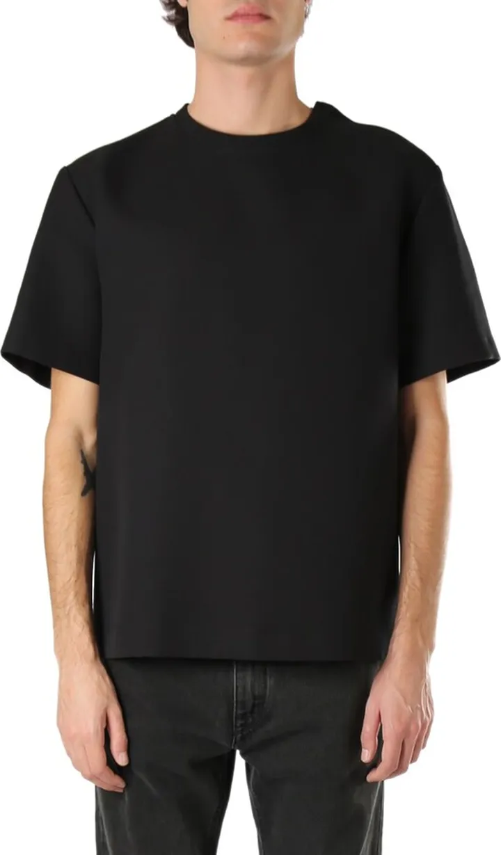 Black T-shirt With Zip Detail from Valentino Garavani
