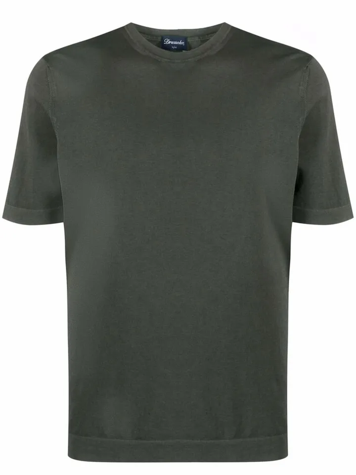 crew-neck cotton T-shirt