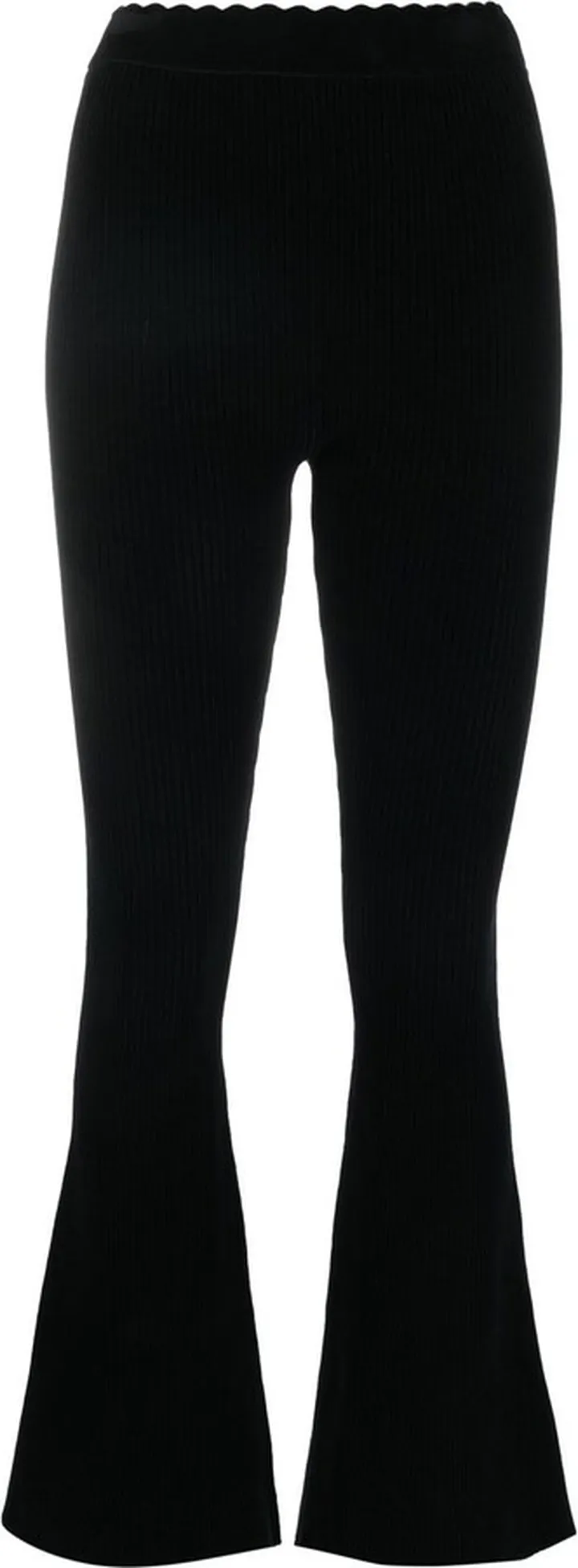 Cotille cropped flared trousers