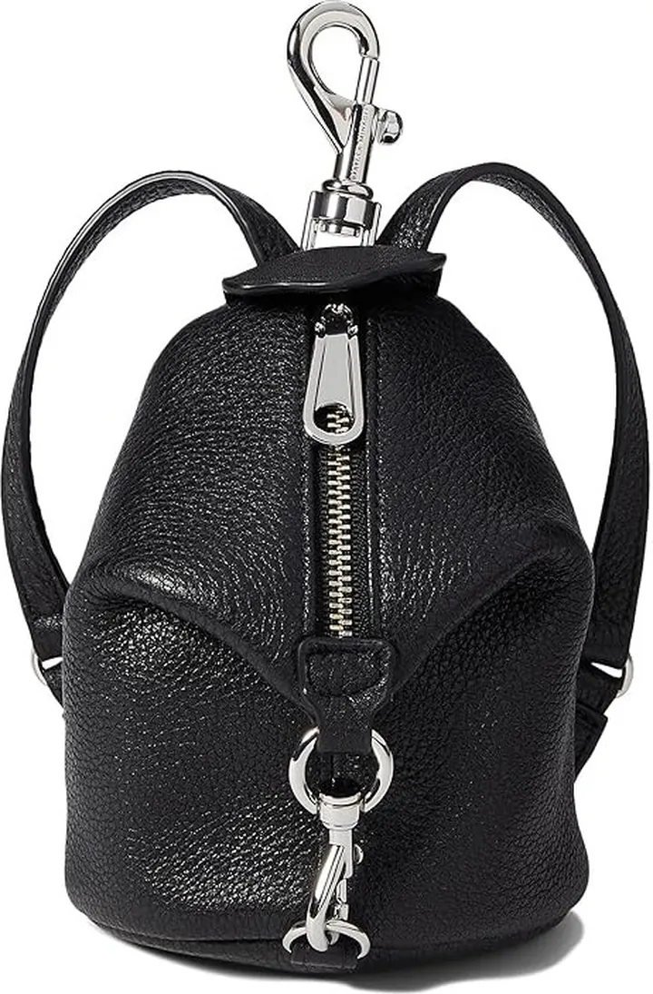 Rebecca Minkoff Mini Julian Key Fob (Black) Handbags