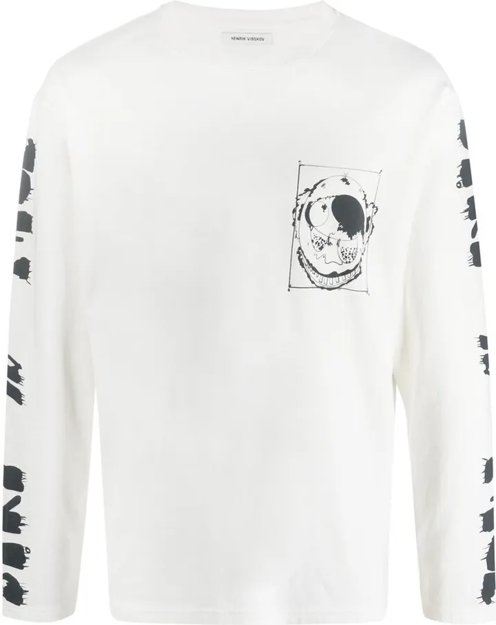 abstract-print cotton T-Shirt