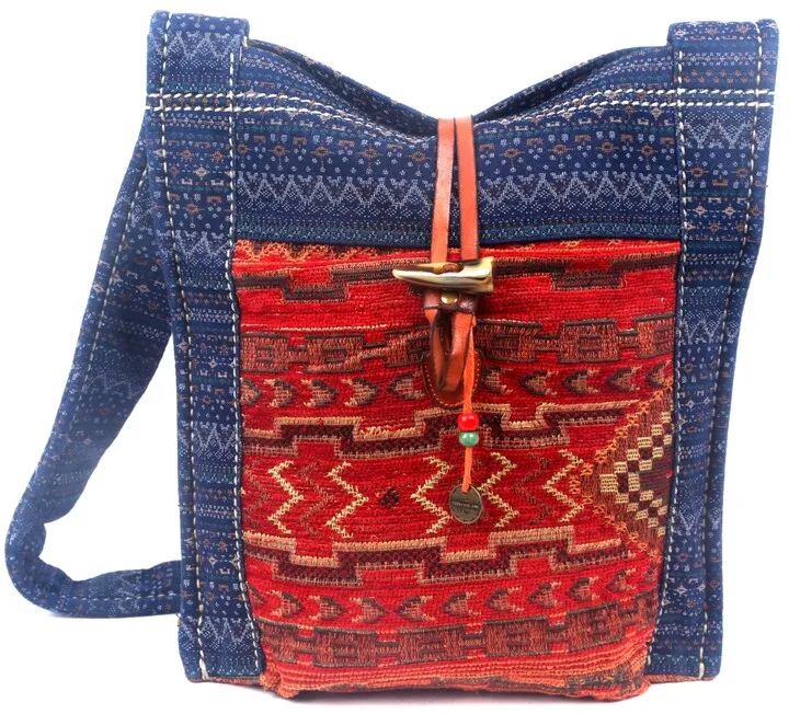 Tsd Brand Tribal Secret Canvas Shoulder Bag