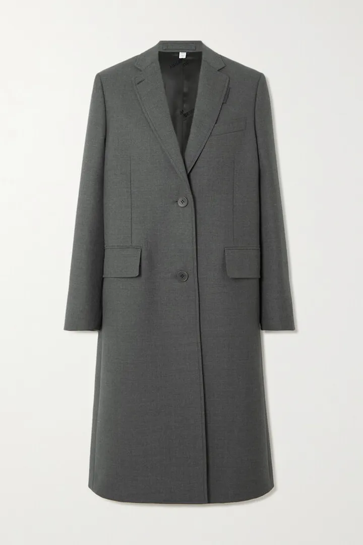 Burberry - Wool Coat - Gray