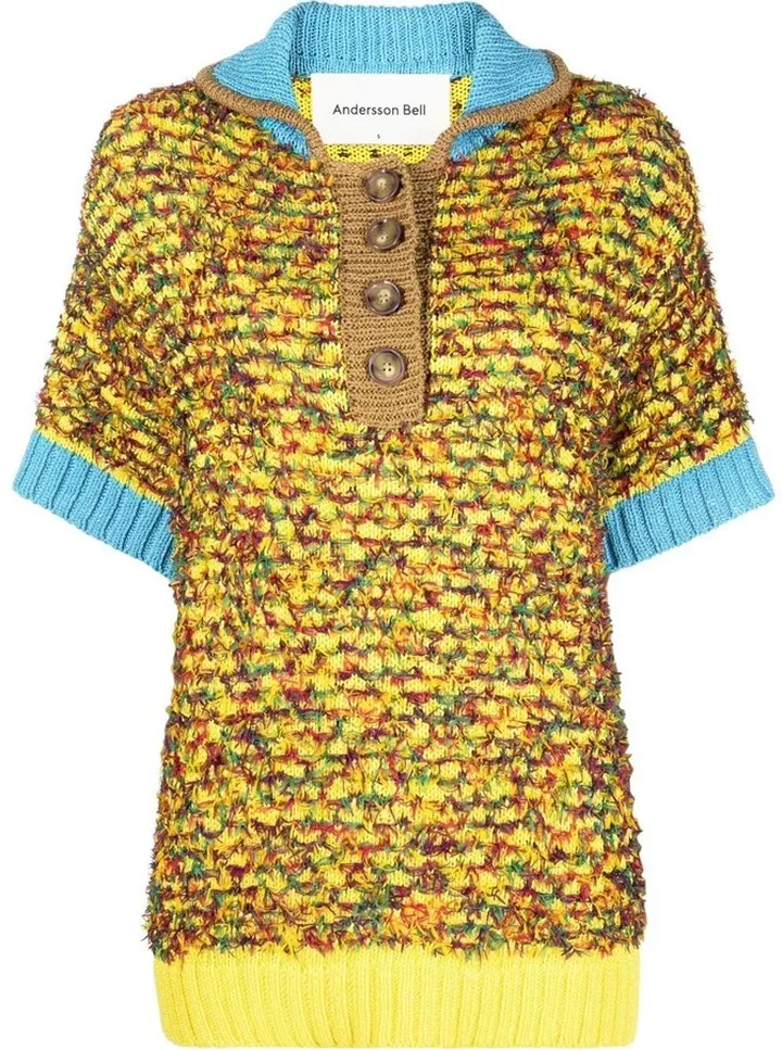 Yosemite knitted polo top