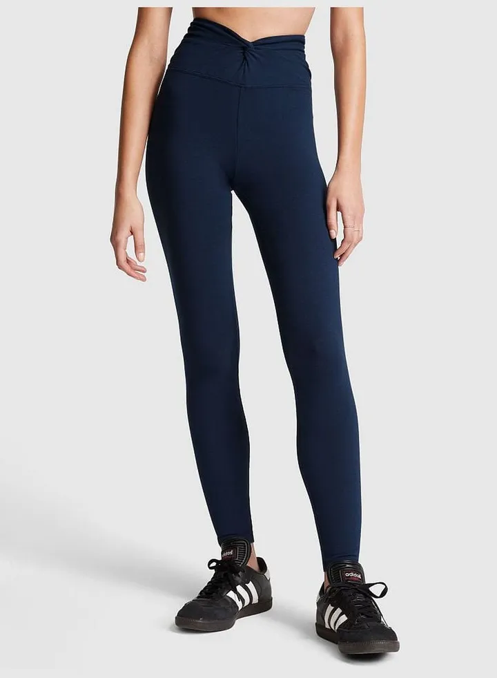 Cotton Twist Waist Leggings