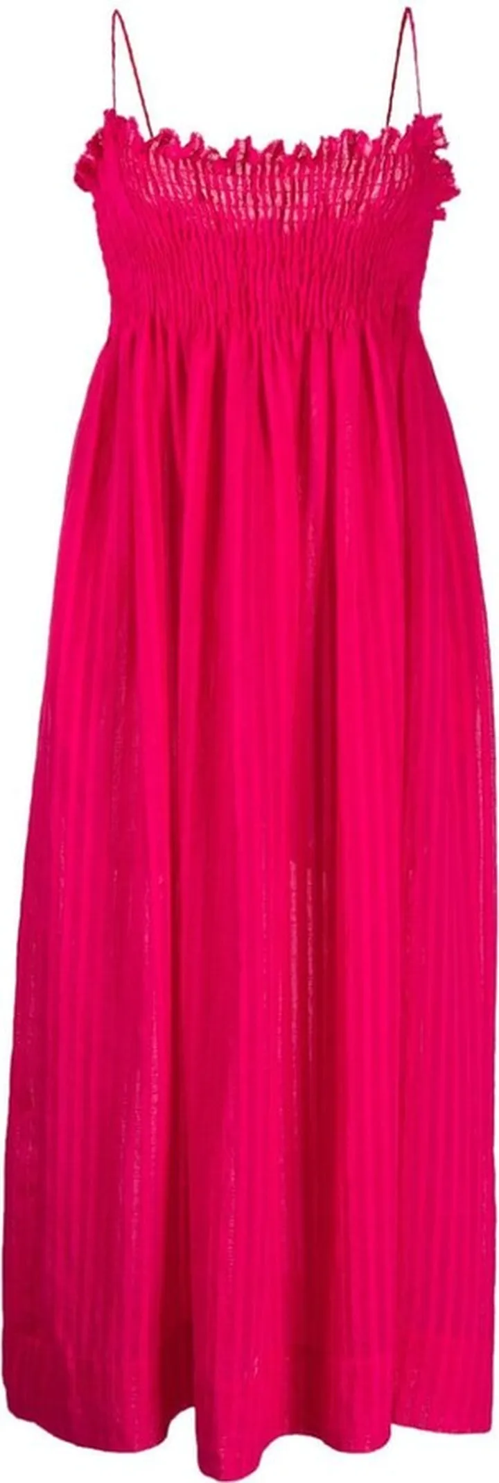 Seersucker Midi Dress