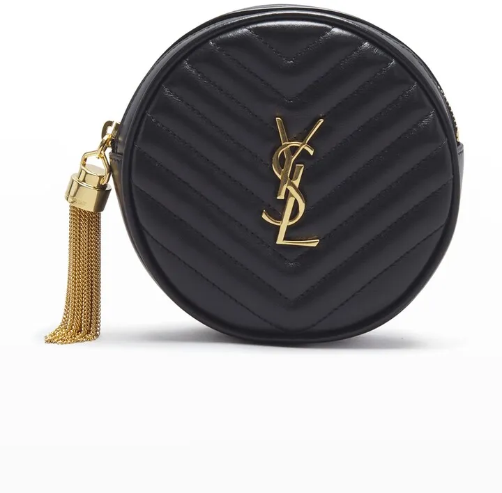 Baby YSL Quilted Round Belt Bag