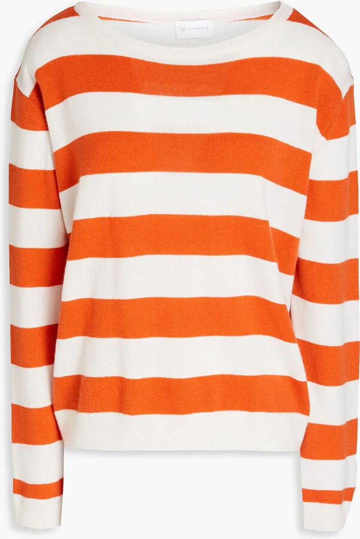 Gullholmen striped merino wool and cashmere-blend sweater