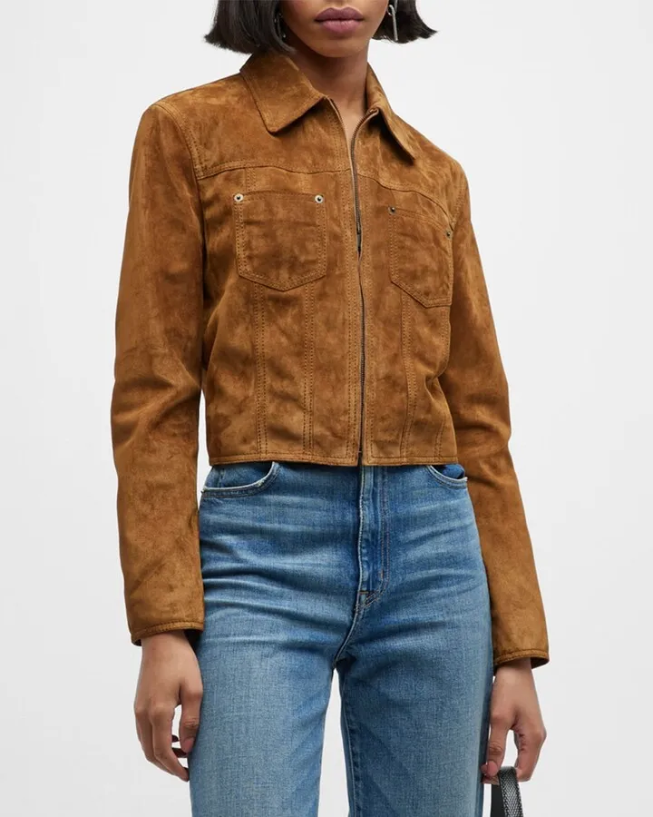 Western Suede Short Jacket