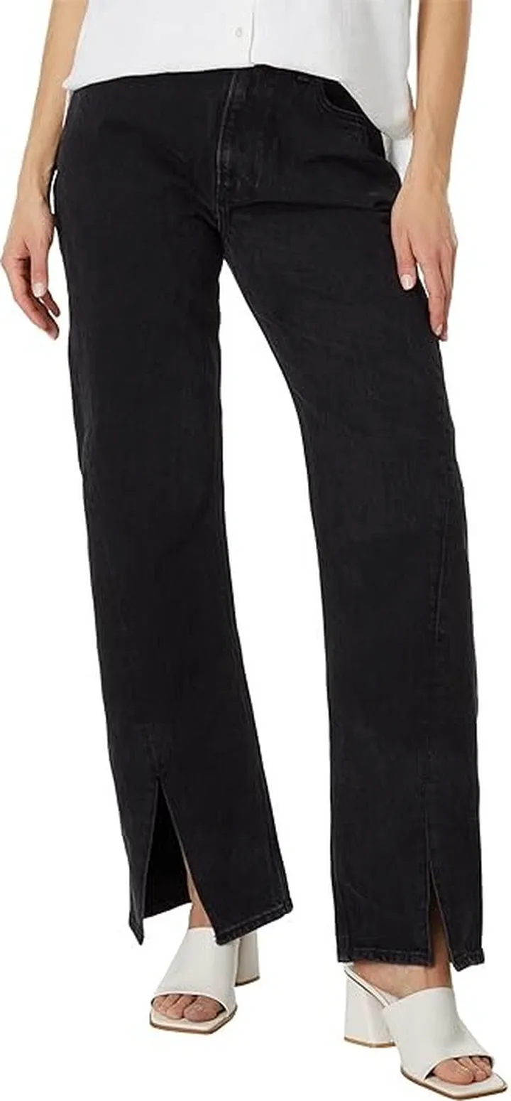Abercrombie & Fitch Curve Love High-Rise 90s Relaxed Jeans (Black) Women's Jeans