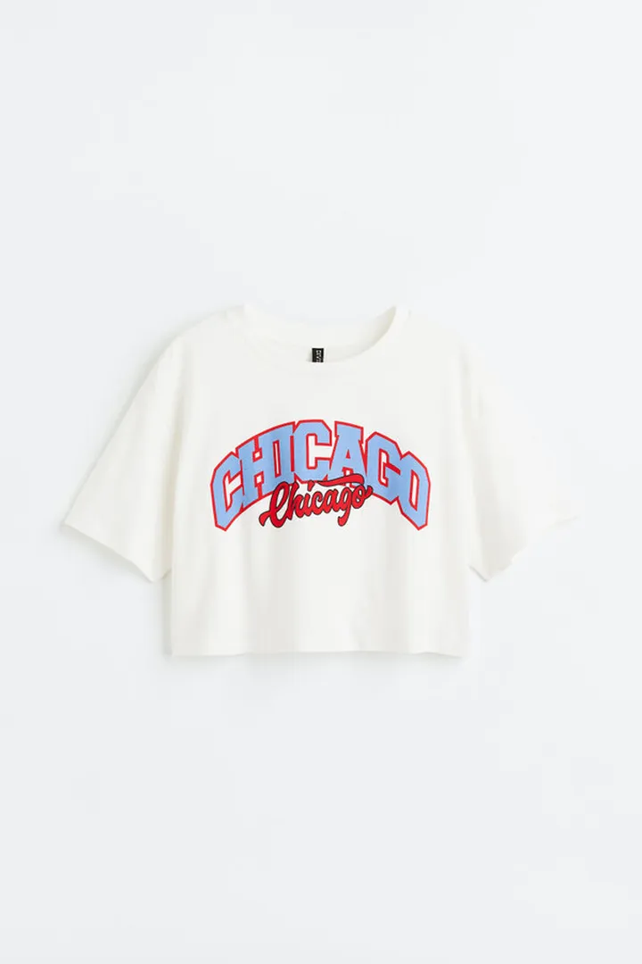 Printed Crop Top
