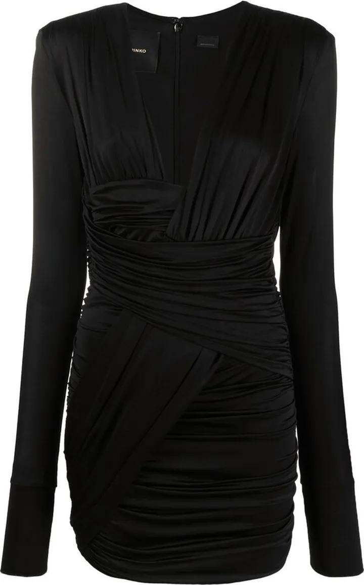 Draped-Effect Minidress