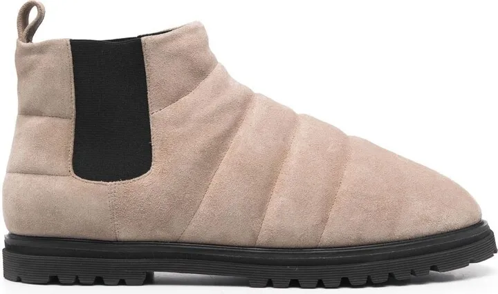 Padded-Design Chelsea Boots
