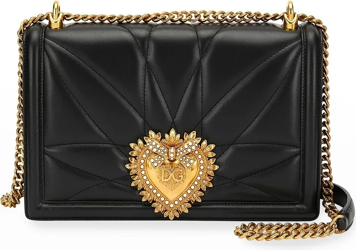 Devotion Large Quilted Shoulder Bag
