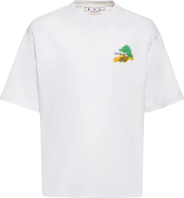 Over brush arrow print t-shirt