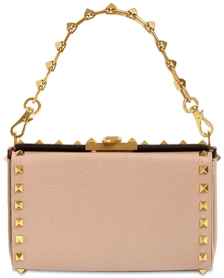 Box Rockstud Alcove Leather Shoulder Bag