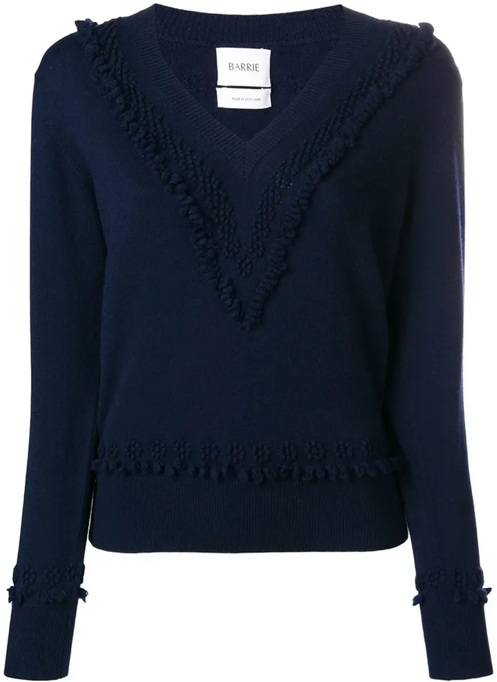 Romantic Timeless cashmere V neck pullover