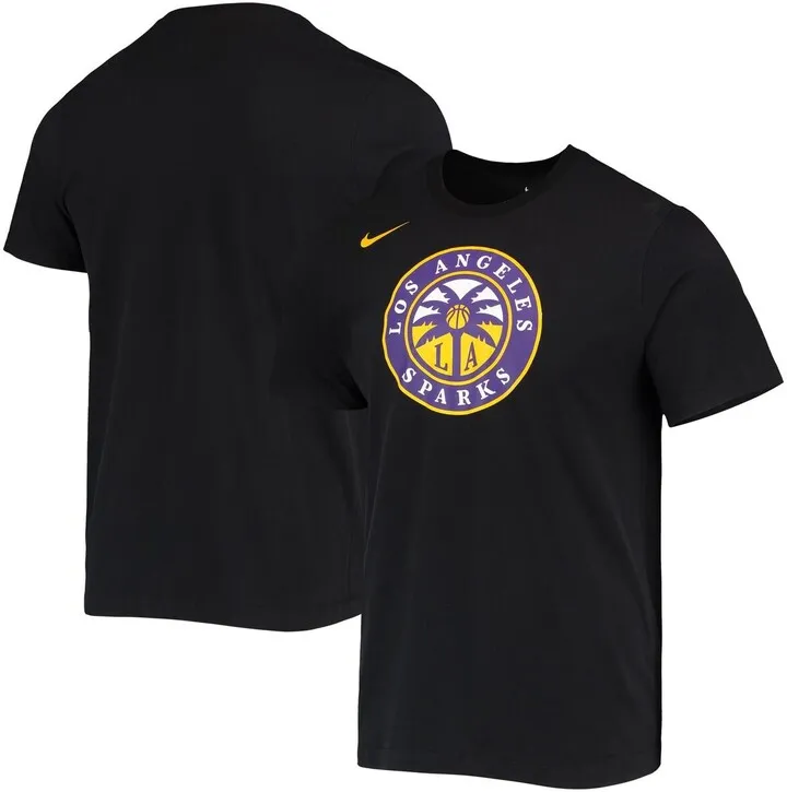 Women's Nike Black Los Angeles Sparks Logo Performance T-shirt