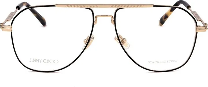 Jimmy Choo Eyewear Aviator Frame Glasses