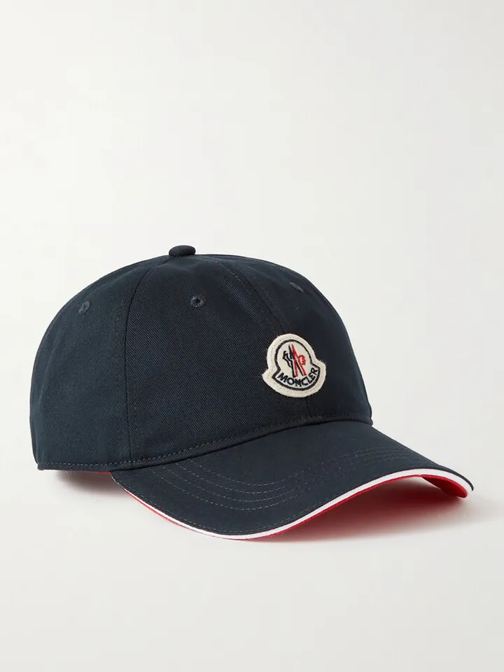 Logo-Appliquéd Cotton-Twill Baseball Cap