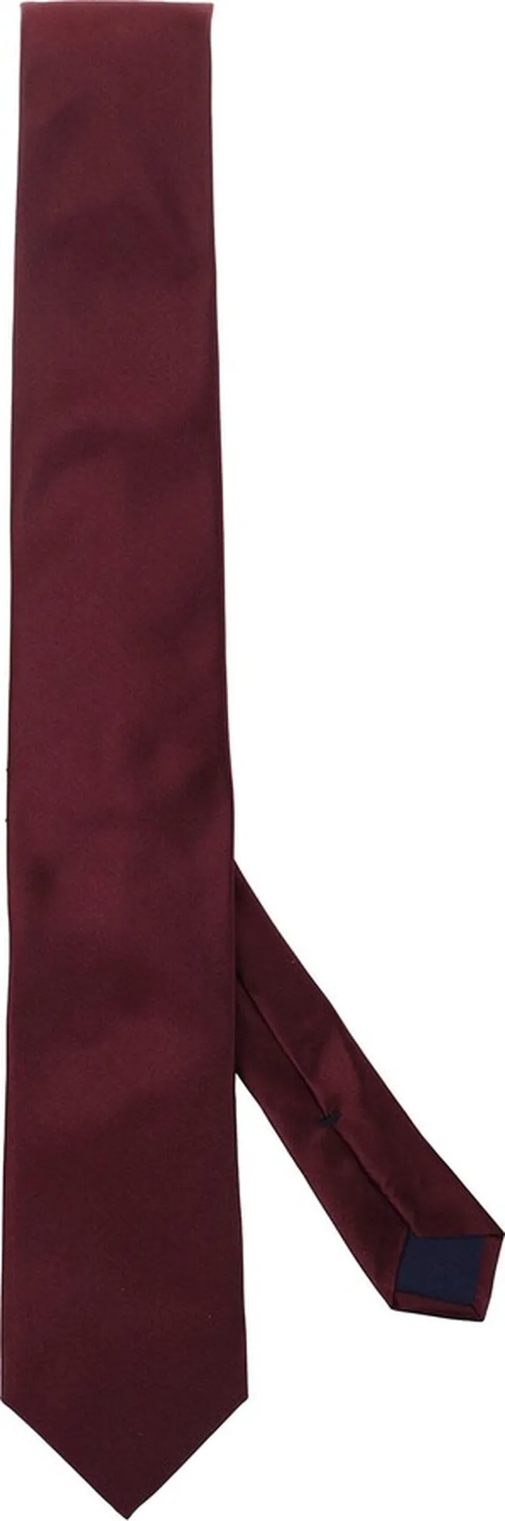 Burgundy silk tie
