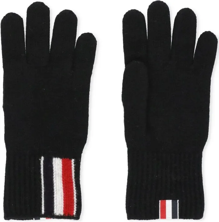 Thom Browne RWB Striped Gloves